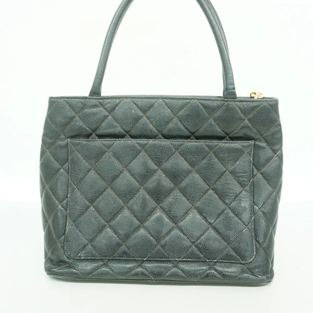 CHANEL Black Caviar Leather Reissue Tote Bag - Picture 11 of 11